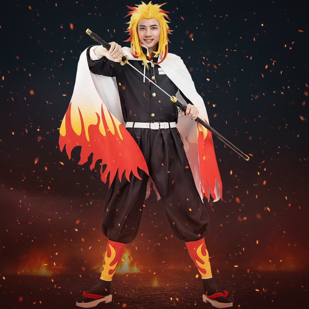 Halloween Strój Karnawałowy Cosplay Anime dla Dzieci i Dorosłych z Haori Na Męski - Image 6