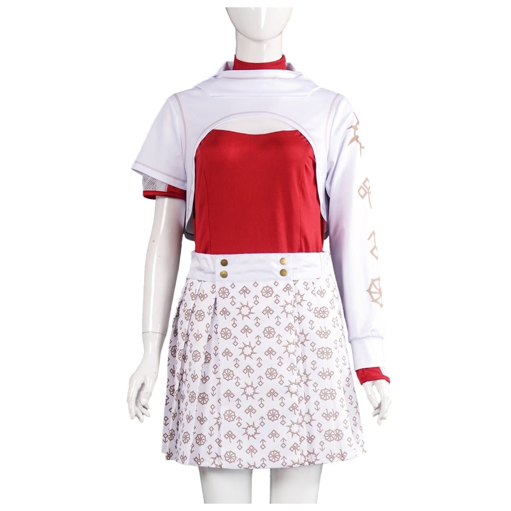 Halloween Strój Karnawałowy dla Dzieci i Dziewczynki Wampirzyca z Asymetryczną Bluzą Cosplay - Image 4