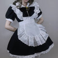 Halloween Strój Pokojówki Damski z Fartuszkiem i Kokardą Anime Cosplay Sprzątaczki - Image 1