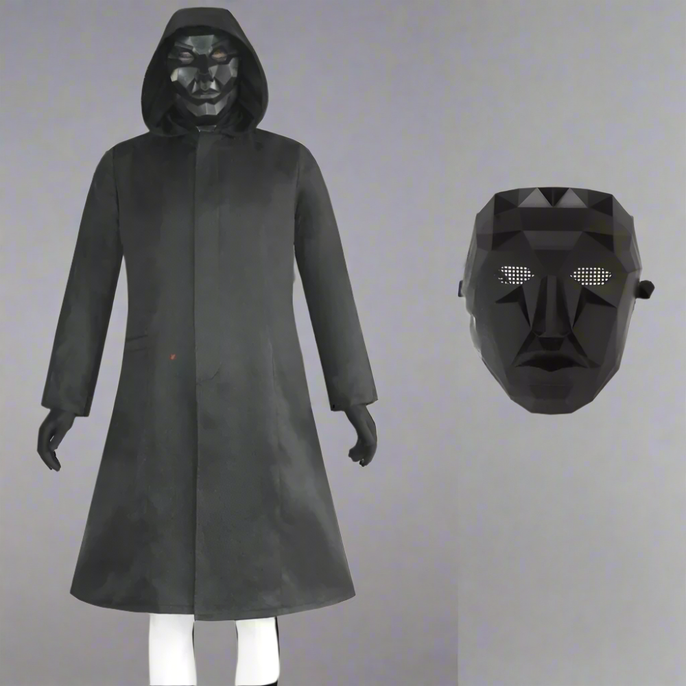 Halloween Strój survival game Damski Męski Komplet z Maską Paskiem Rękawiczkami - Image 14