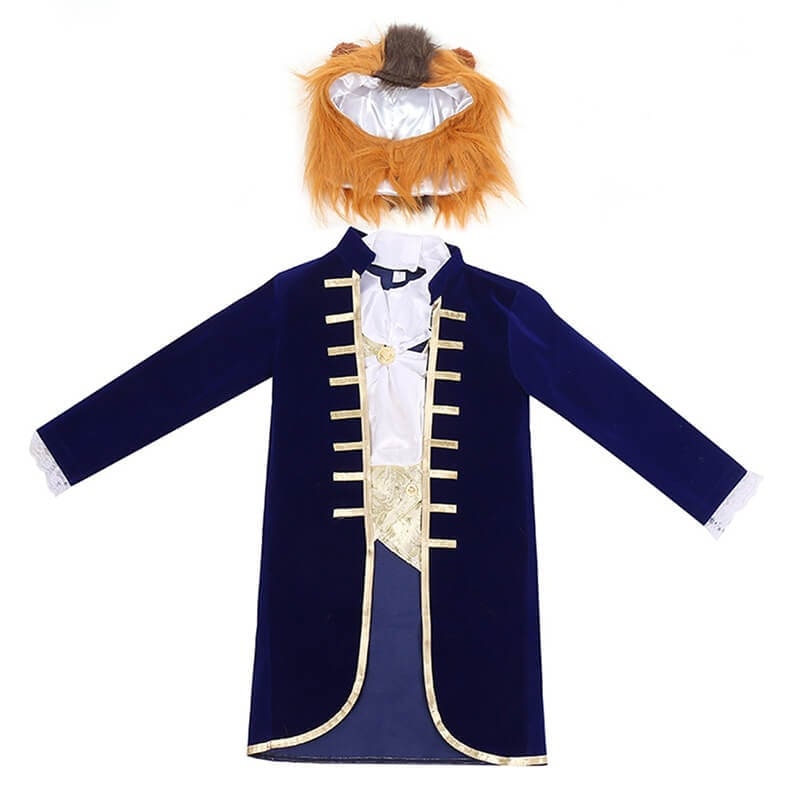 Halloween Strój Zwierzątka dla Dzieci Karnawałowy Pluszowy z Kapturem i Ogonem - Image 8