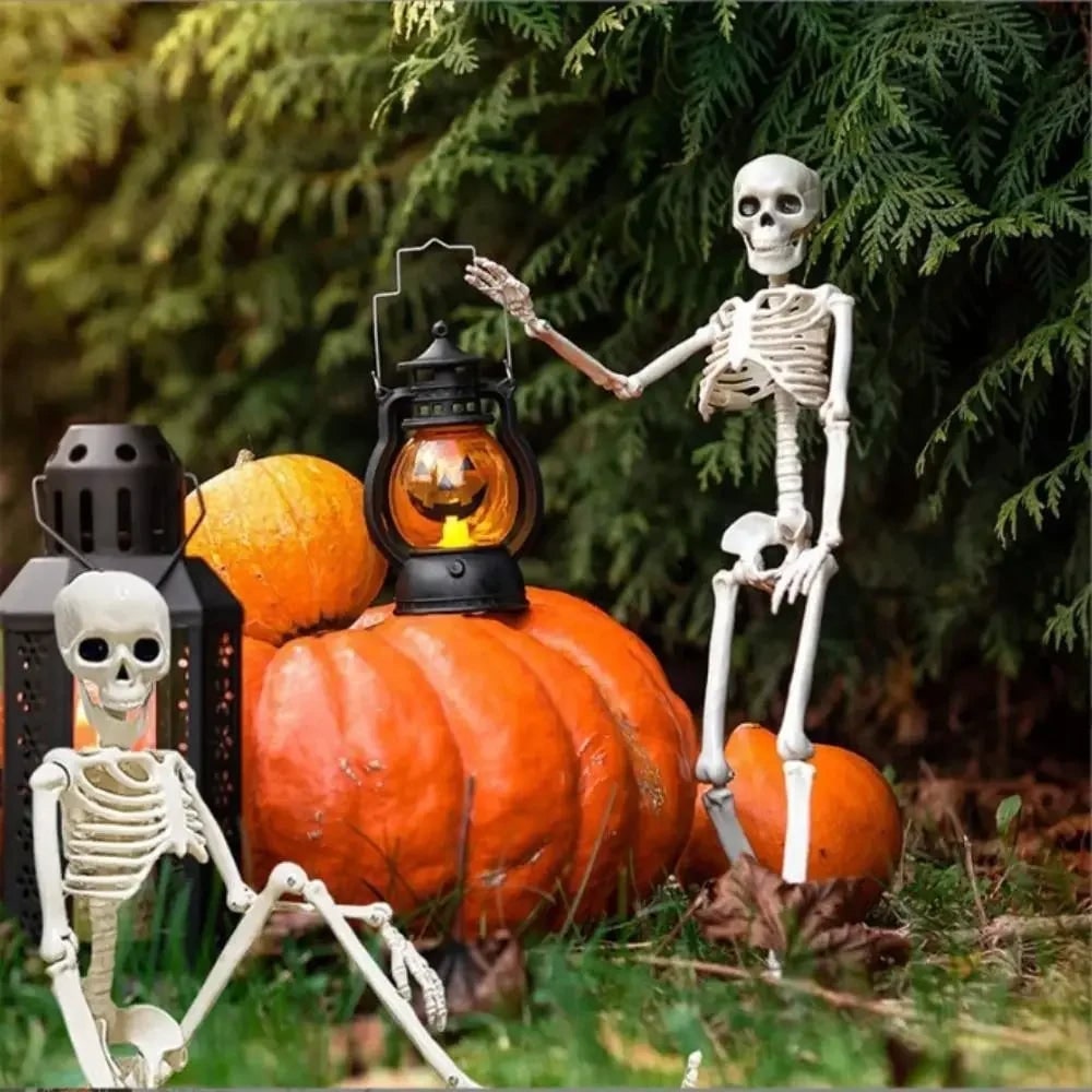 Halloween Szkielet Ogrodowy z Ruchomymi Stawami do Domu i Imprez - Image 2