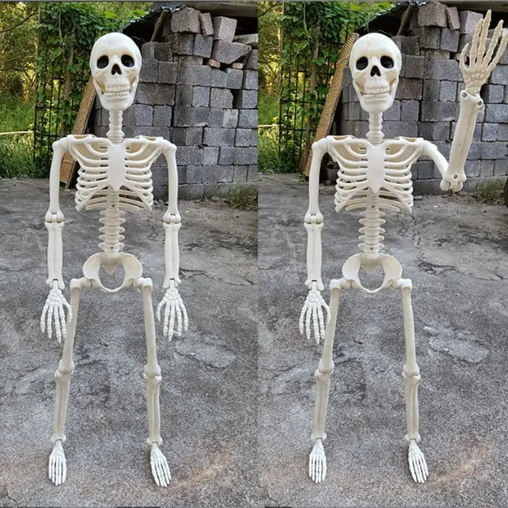 Halloween Szkielet Ogrodowy z Ruchomymi Stawami do Domu i Imprez - Image 3