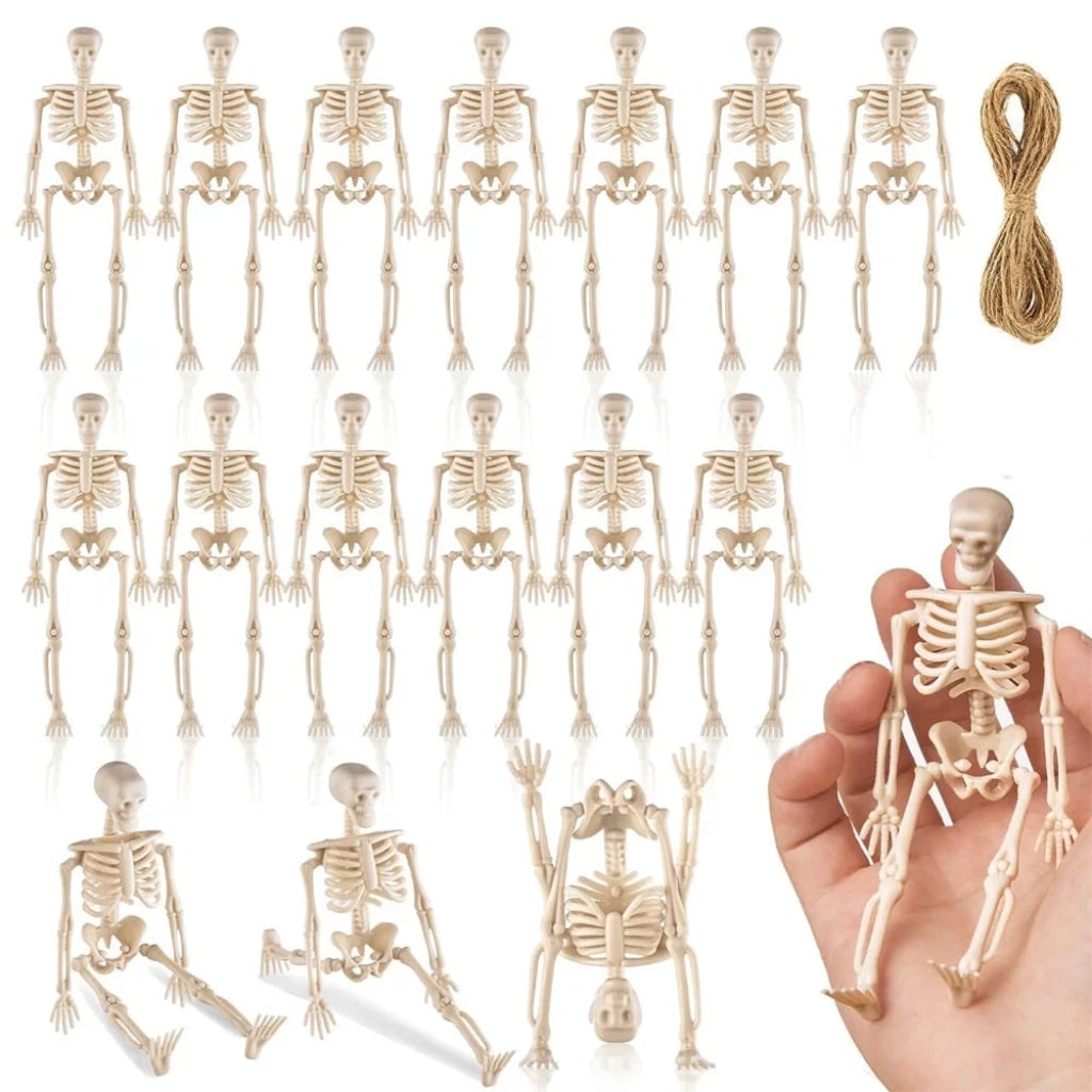 Halloween Szkielety Dekoracyjne z Ruchomymi Stawami do Dekoracji Imprezy - Image 4