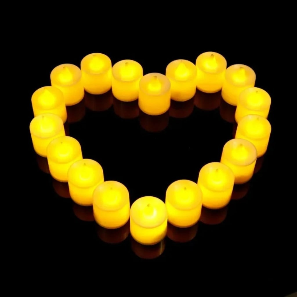 Halloween świeczki LED na Baterie z Efektem Migoczącego Płomienia do Dekoracji Małe - Image 2