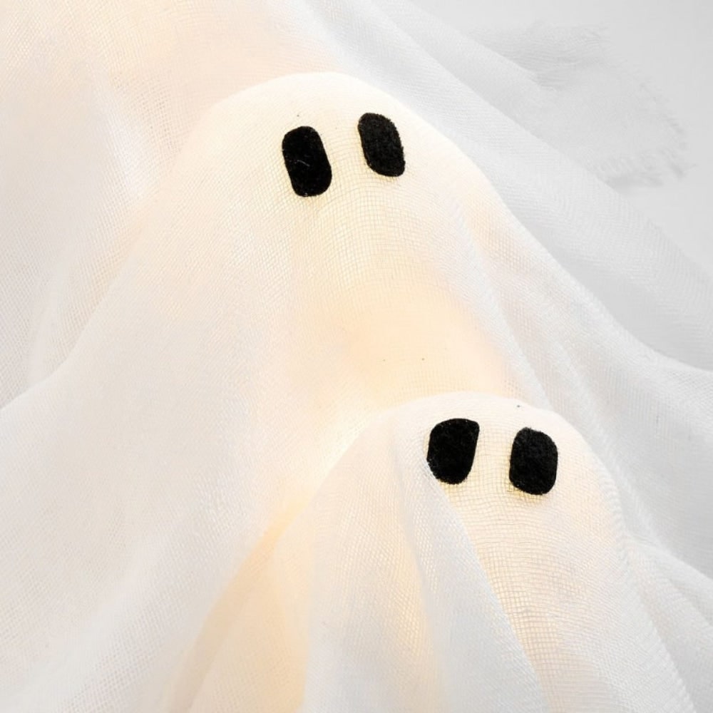 Halloween Wieniec Dekoracyjny z 12 Duszkami i Podświetleniem LED - Image 3