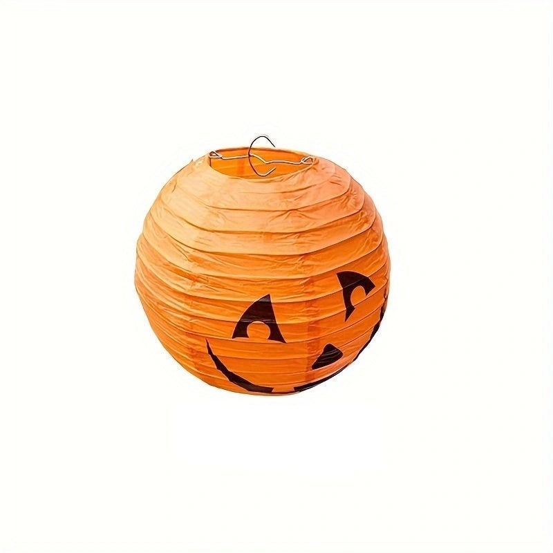 Halloween Wiszące Lampiony z Papieru Dynia Kulisty Zestaw 12 Sztuk Dekoracja Na - Image 3
