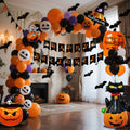 Halloween Zestaw Balonów Lateksowych i Foliowych z Girlandą do Dekoracji - Image 6