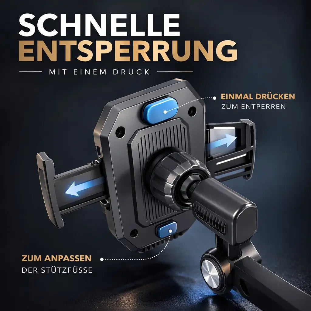 Verstellbare Handyhalterung für Armaturenbrett und Windschutzscheibe