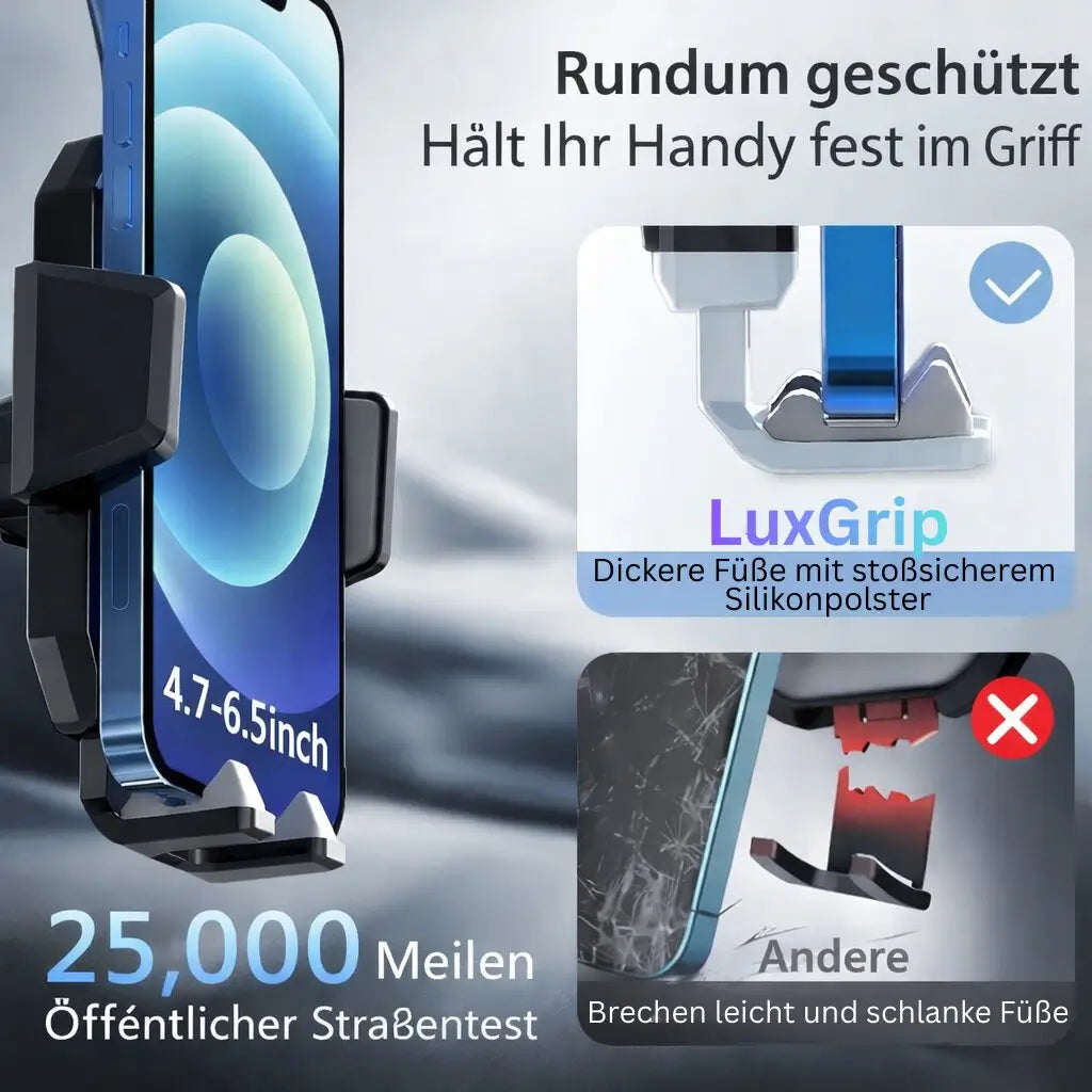 Verstellbare Handyhalterung für Armaturenbrett und Windschutzscheibe