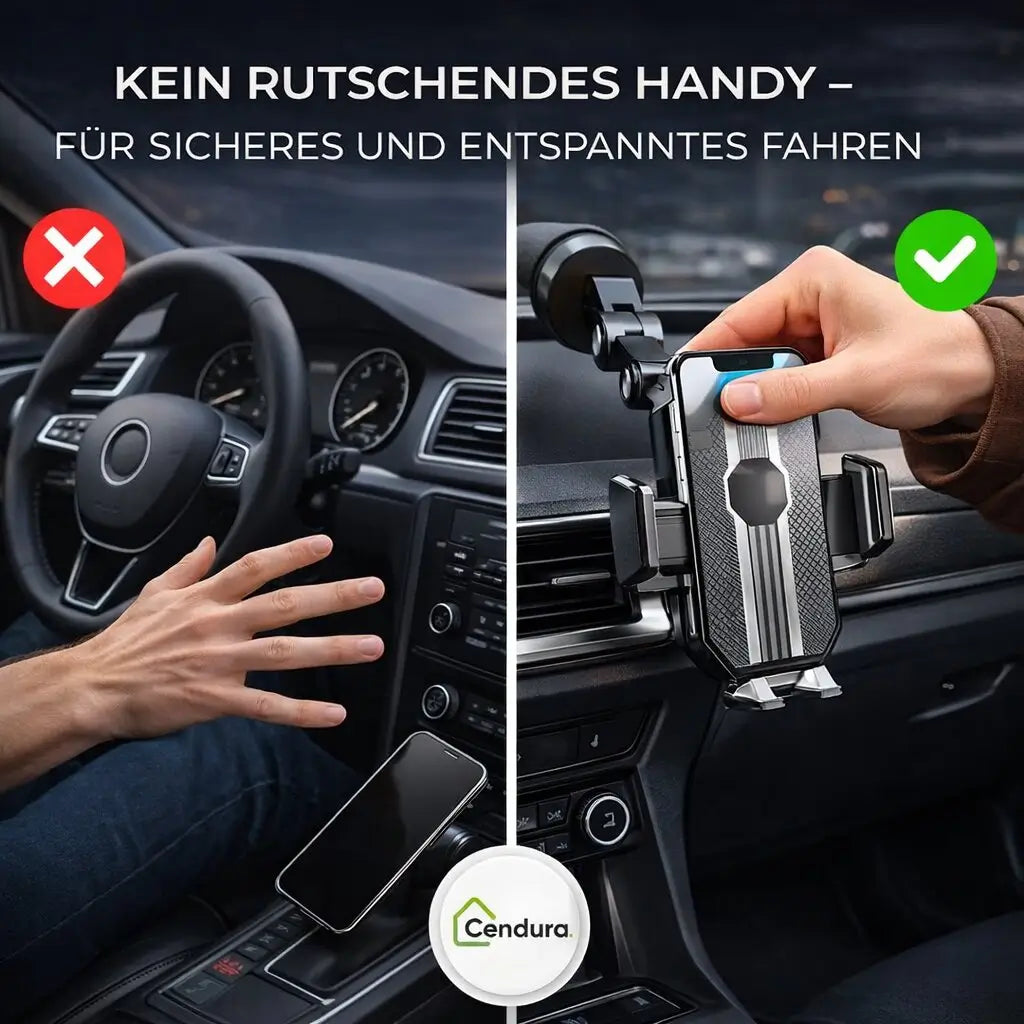 Verstellbare Handyhalterung für Armaturenbrett und Windschutzscheibe