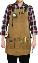 Praktyczny Wodoodporny Fartuch Roboczy z Kieszeniami