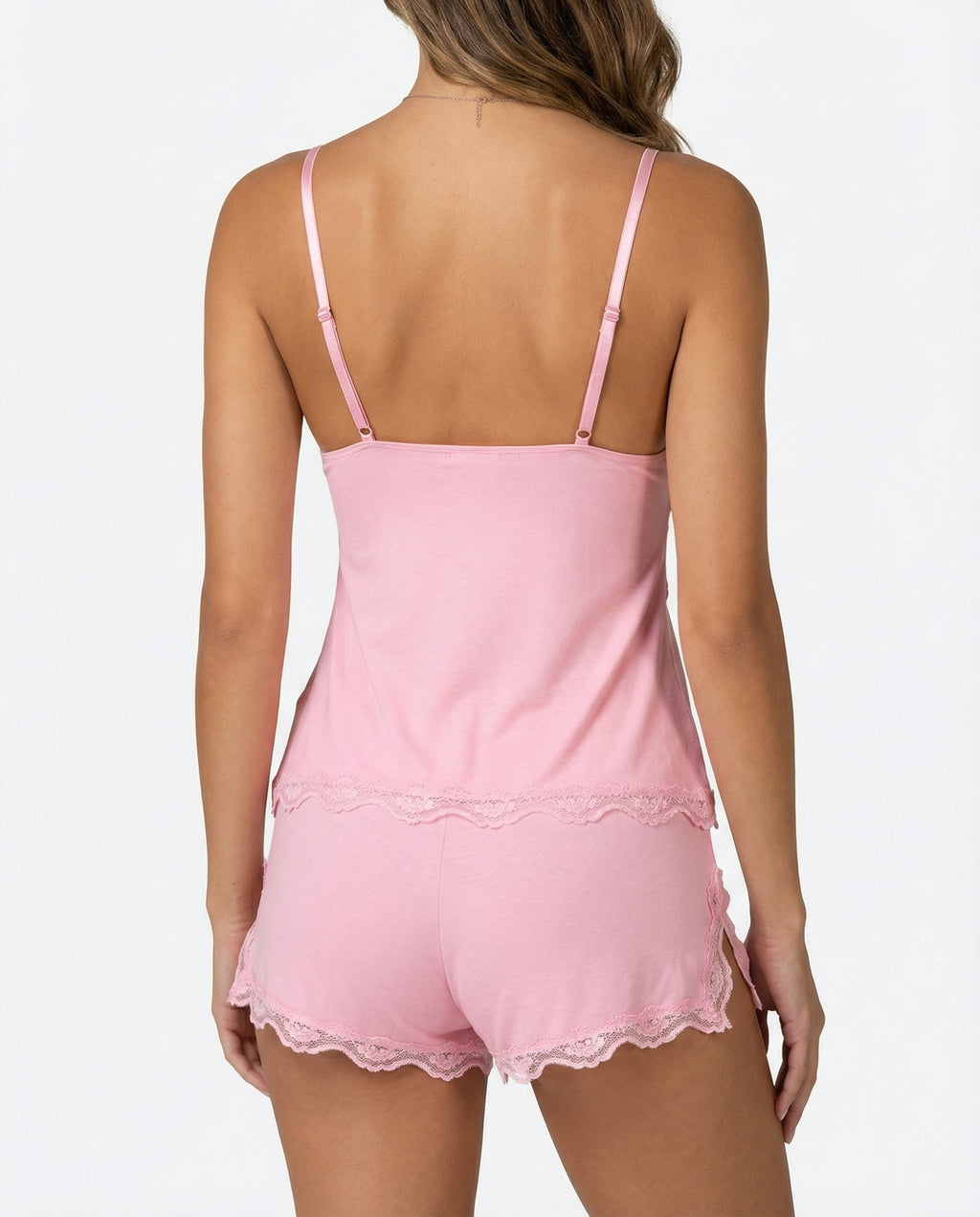 Set da notte romantico con rifiniture in pizzo