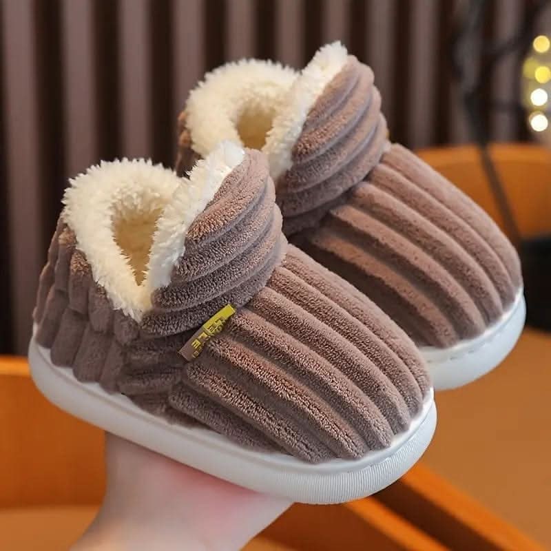 House Slipper Boots with Sherpa Fleece Lining and Soft Corduroy Upper - Image 12