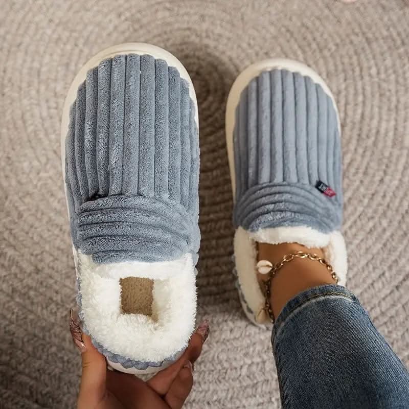 House Slipper Boots with Sherpa Fleece Lining and Soft Corduroy Upper - Image 13