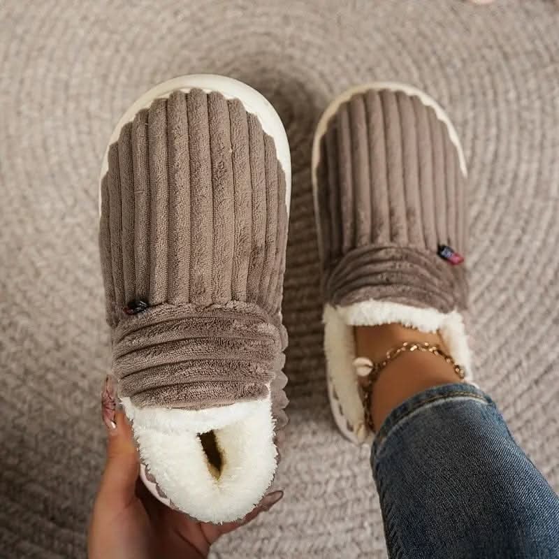 House Slipper Boots with Sherpa Fleece Lining and Soft Corduroy Upper - Image 18