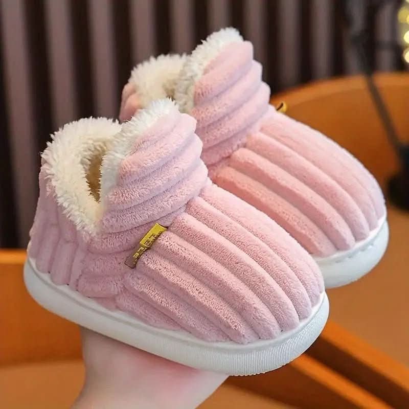 House Slipper Boots with Sherpa Fleece Lining and Soft Corduroy Upper - Image 19