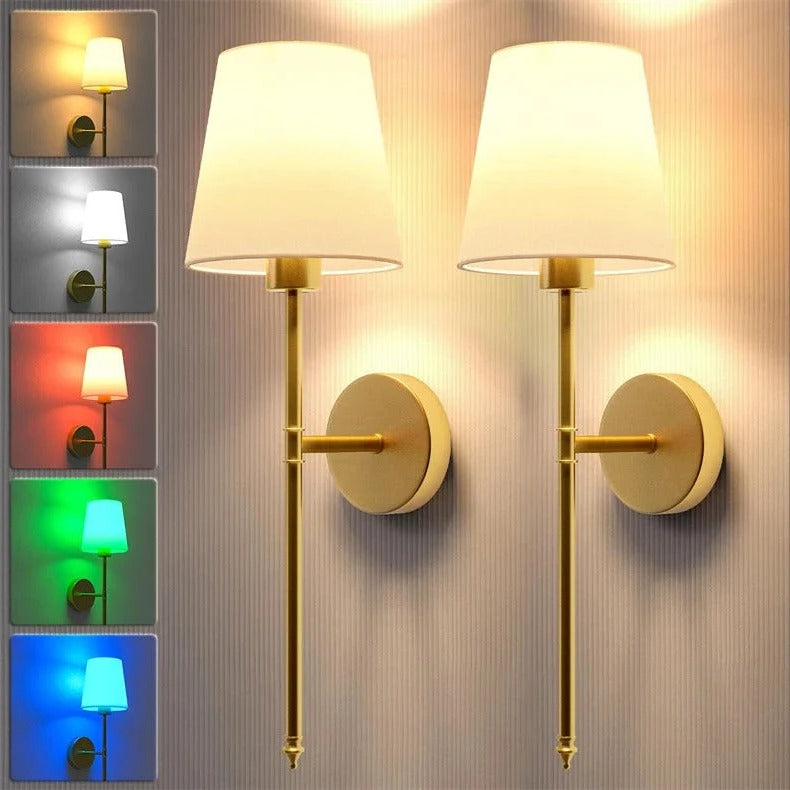 Moderne Wandlamp met Afstandsbediening  