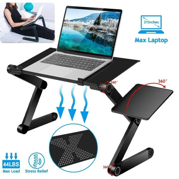 Składana Regulowana Podstawka pod Laptop z Podstawką na Mysz