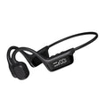 Casque à conduction osseuse ouvert avec affichage LED