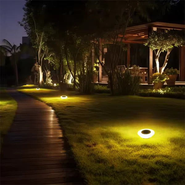 Solarna Wodoodporna Lampa Zewnętrzna Zestaw do Oświetlenia Ogrodu