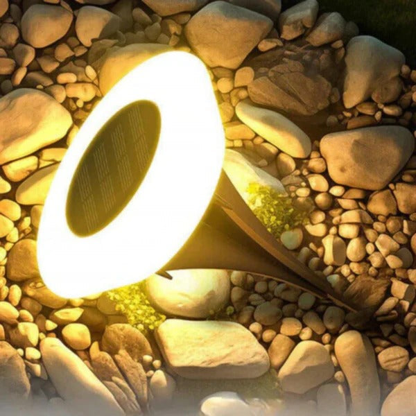Solarna Wodoodporna Lampa Zewnętrzna Zestaw do Oświetlenia Ogrodu