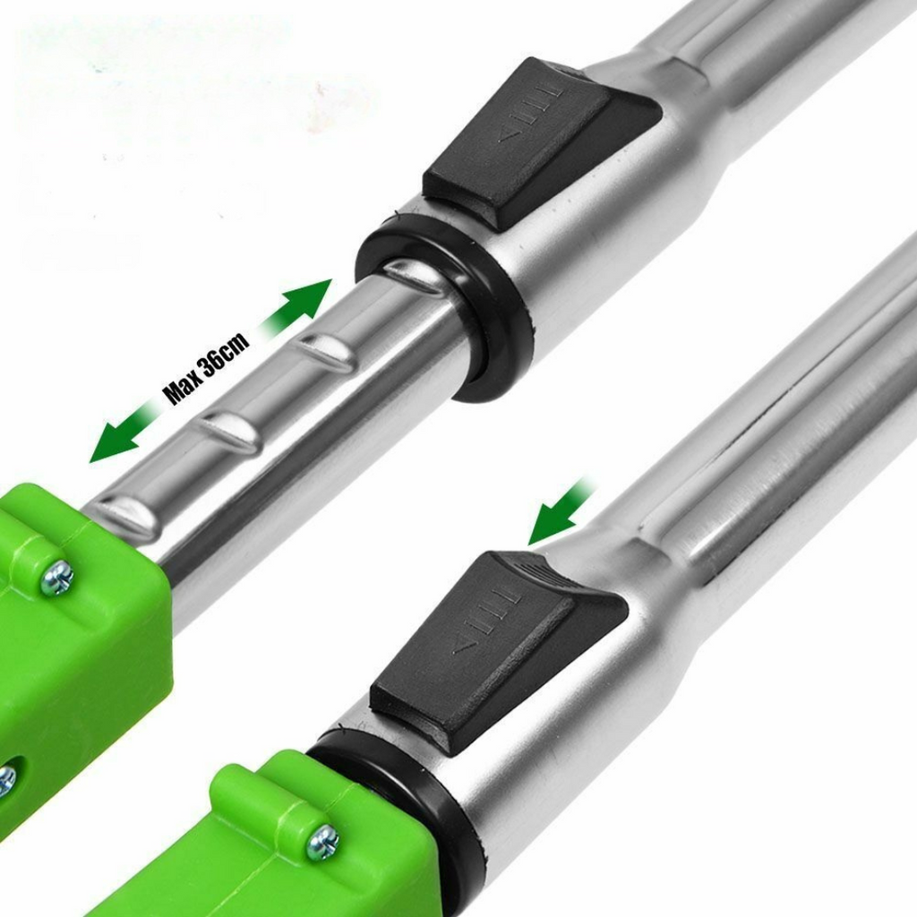 Lekka i mocna akumulatorowa podkaszarka z teleskopowym uchwytem