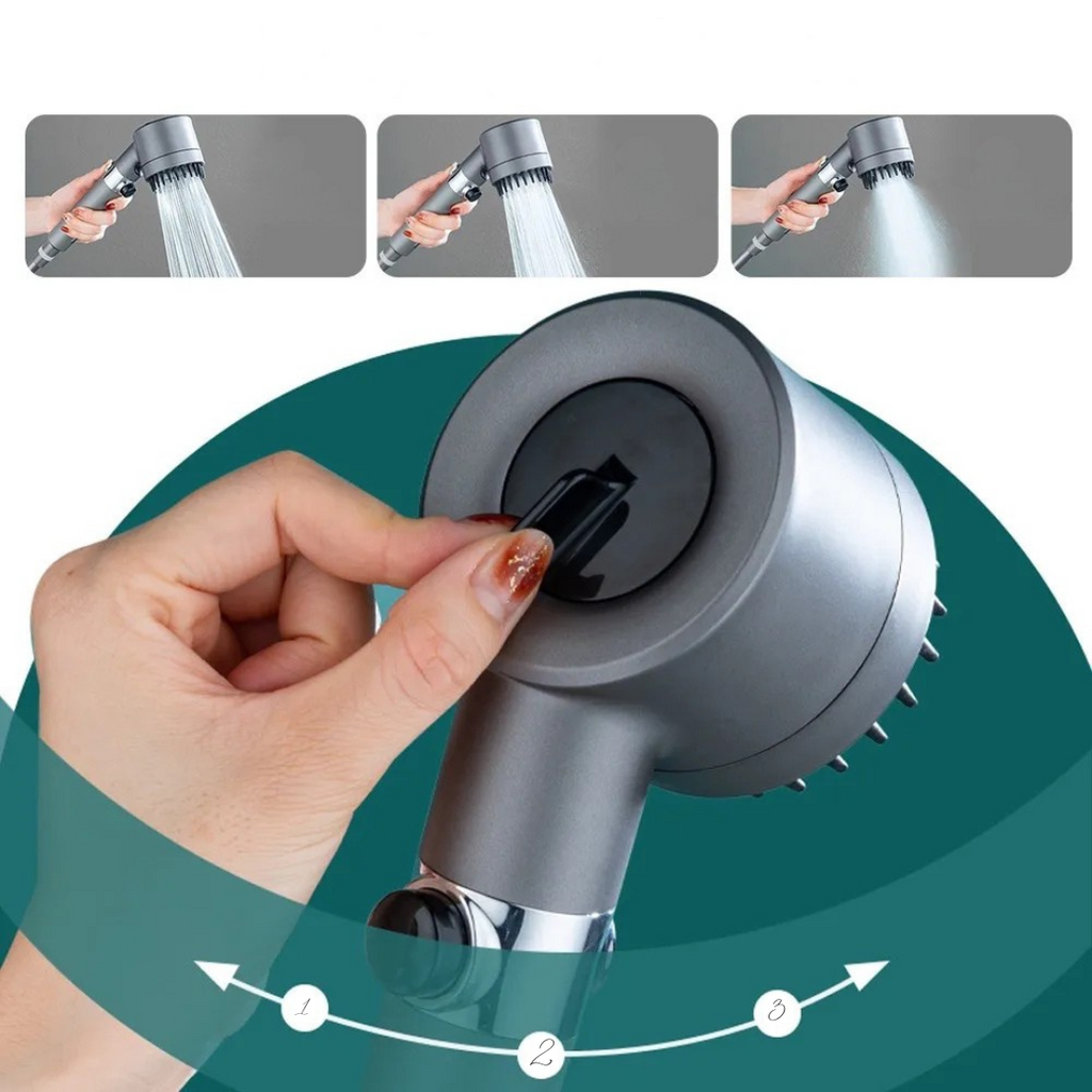 Mocna słuchawka prysznicowa o wysokim ciśnieniu