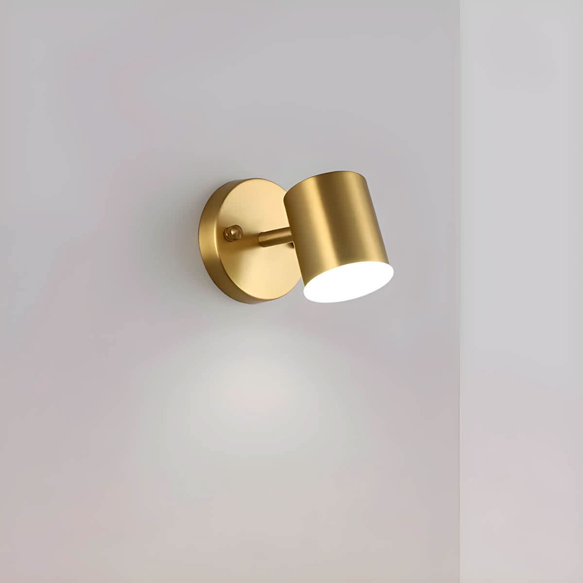Lampada da parete minimalista scandinava in rame LED