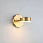 Lampada da parete minimalista scandinava in rame LED