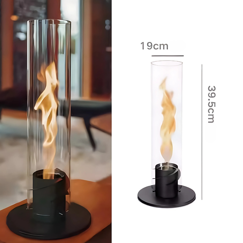 Elegancki Kominek Stołowy do Wnętrz dla Przytulnej Atmosfery