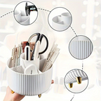 Obrotowy organizer do kosmetyków 360° z pięcioma przegrodami