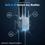 Amplificatore di segnale WiFi dual band 5G e 2,4G per casa e giardino