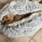 Cuccia rotonda per animali con cappuccio
