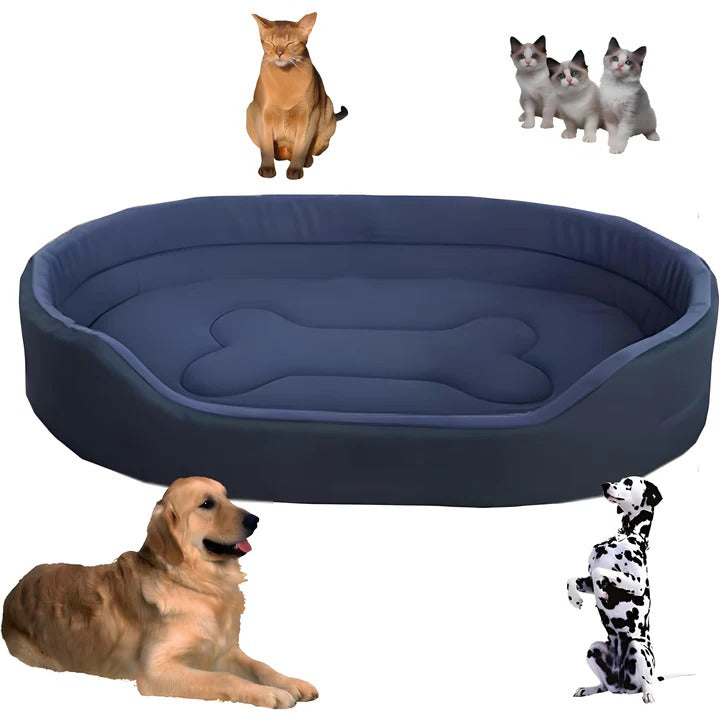 Hundebett mit abnehmbarem, waschbarem Bezug
