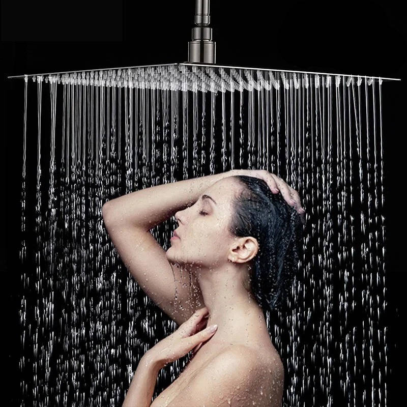 Système de douche de plafond de 16 pouces de diamètre