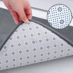 Tapis mémoire antidérapant avancé à séchage rapide pour salle de bain
