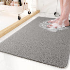 Non-slip shower mat with grip