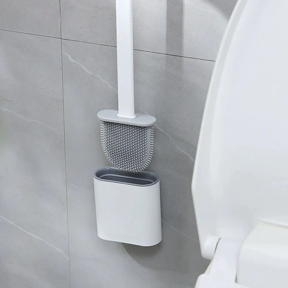 Elastische hygienische Silikon-Toilettenbürste