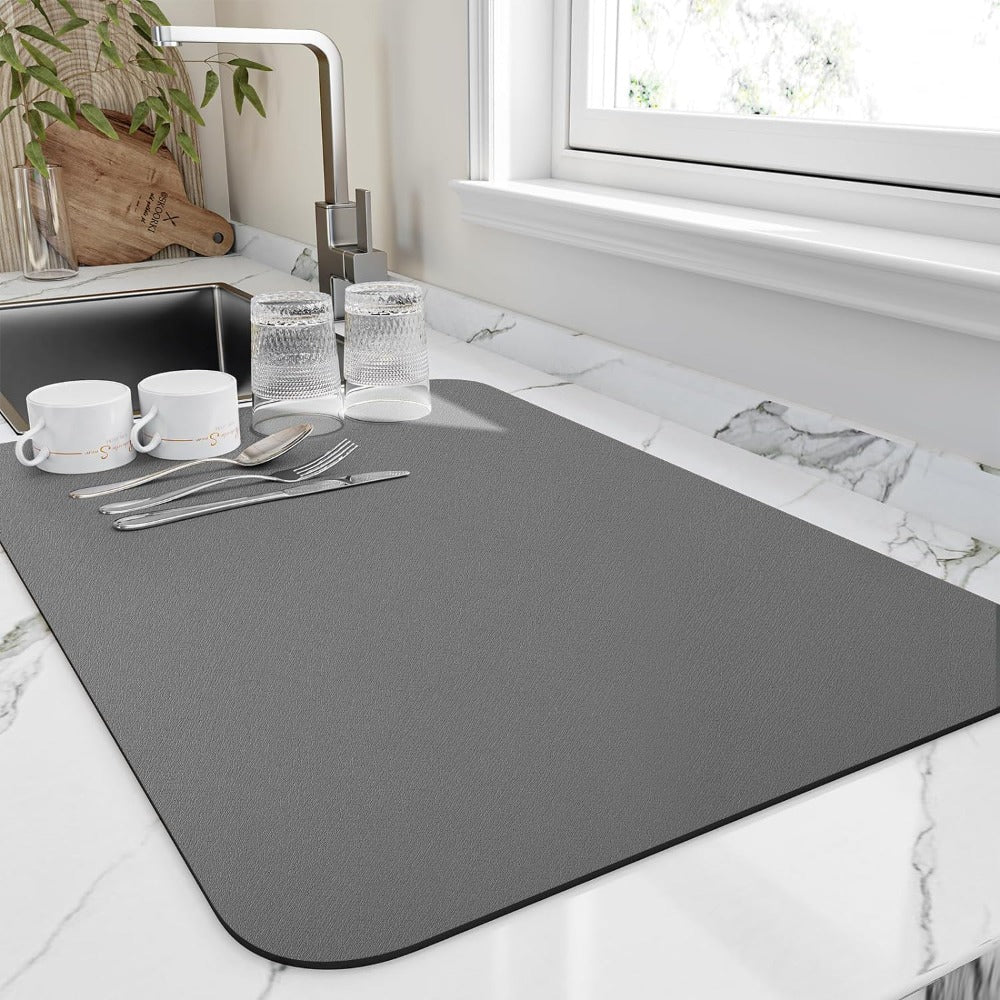 Tappetino da cucina elastico e super assorbente per stoviglie