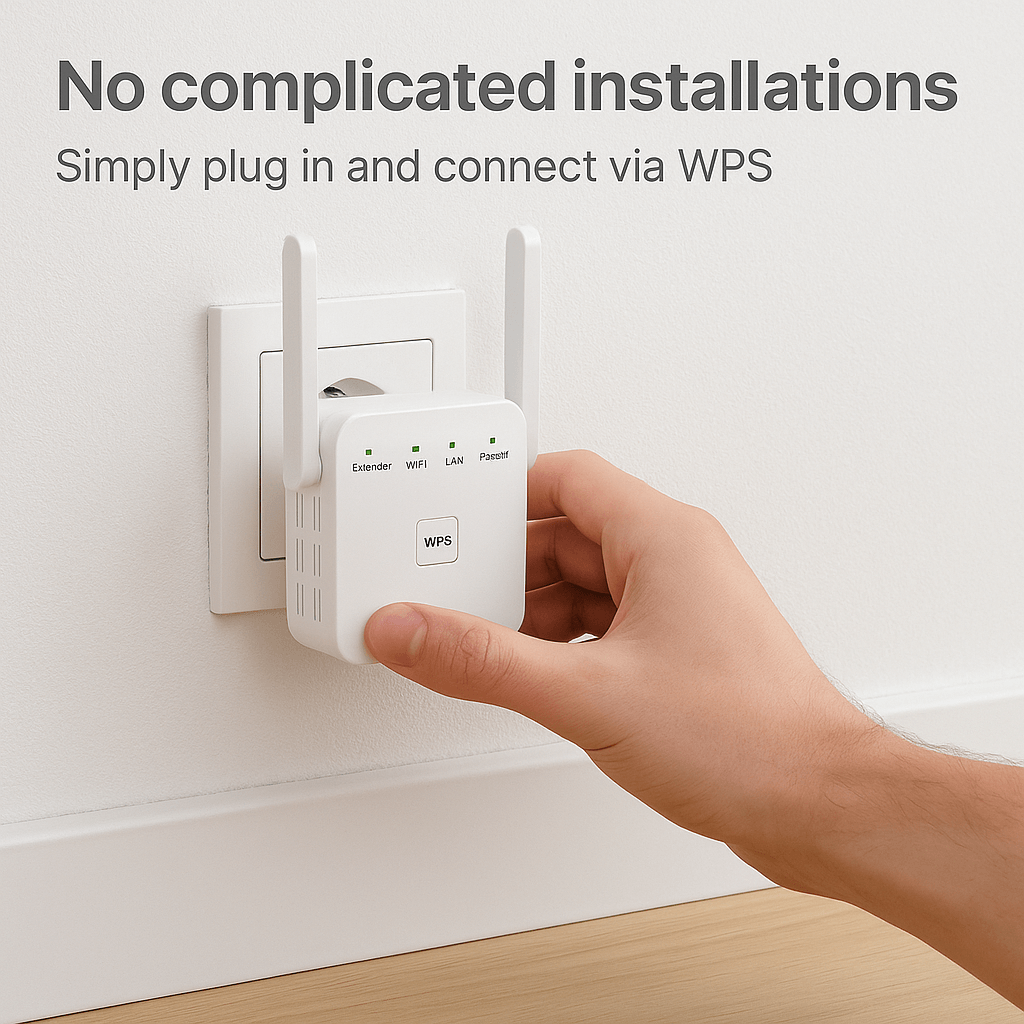 Mocny UltraXtend 5G Wzmacniacz WiFi