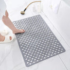 Non-slip shower mat with a safe surface