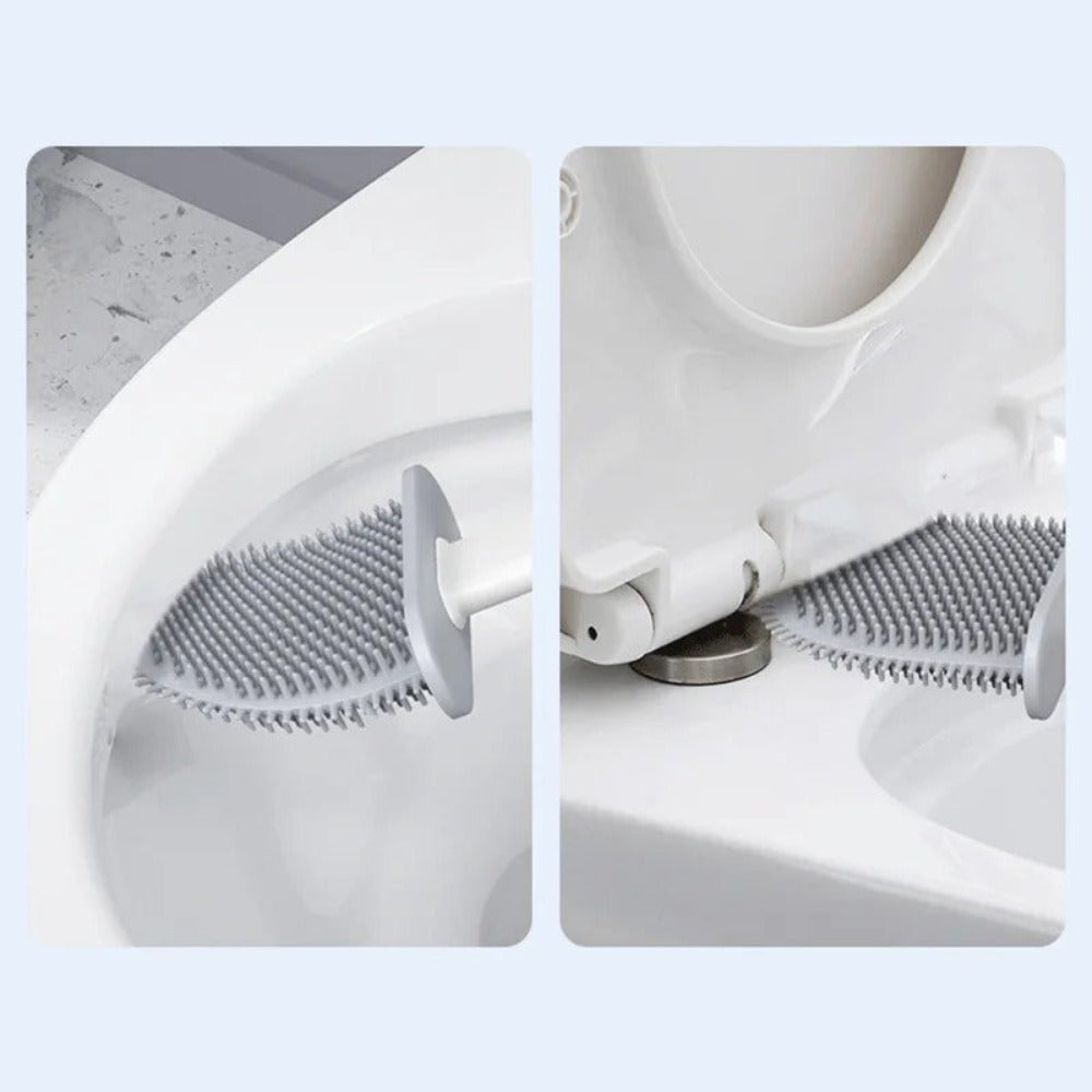 Elastische hygienische Silikon-Toilettenbürste