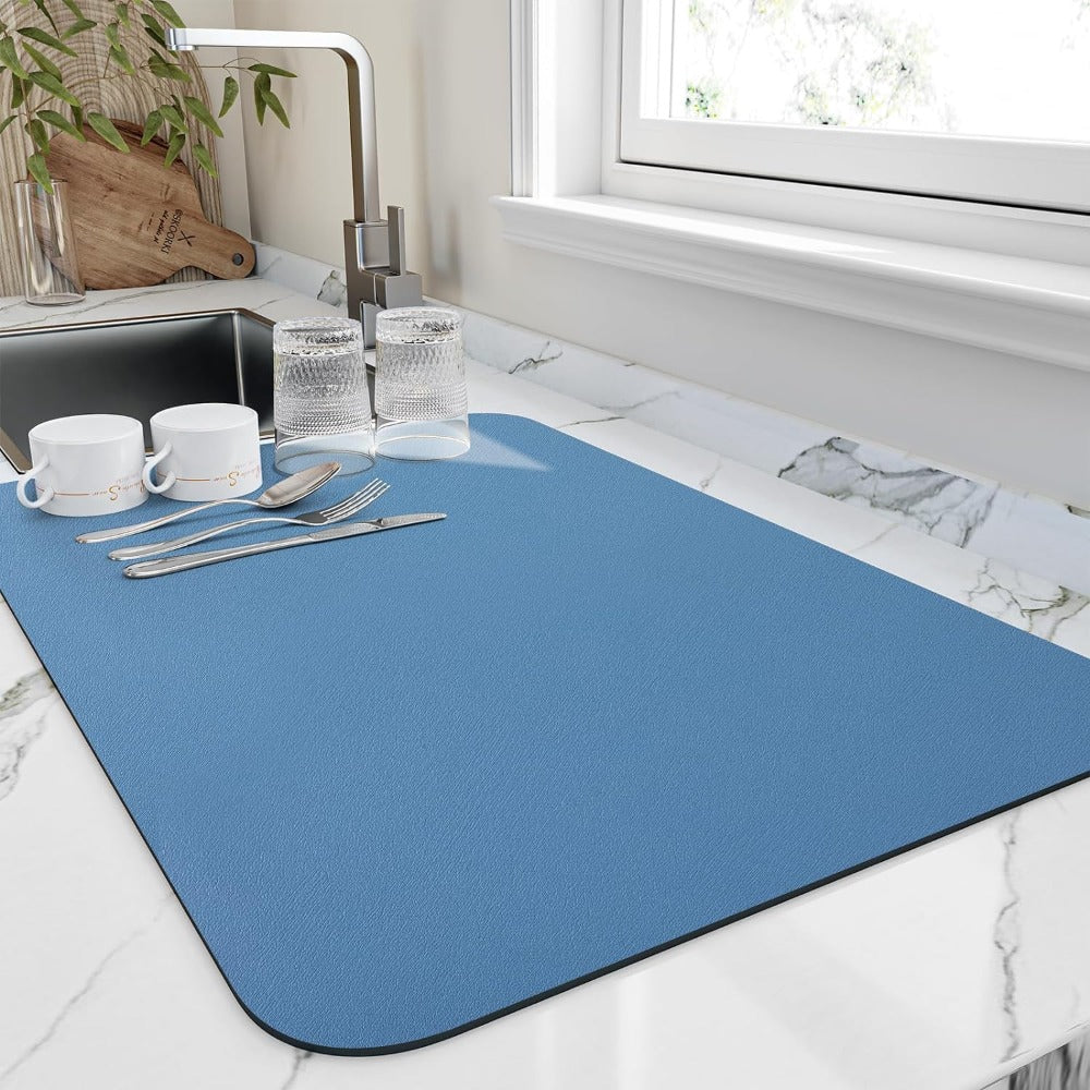 Tappetino da cucina elastico e super assorbente per stoviglie