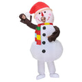 Inflatable Christmas Costume with Character Design Lightweight Polyester Air Suit for Holiday Events - Image 1