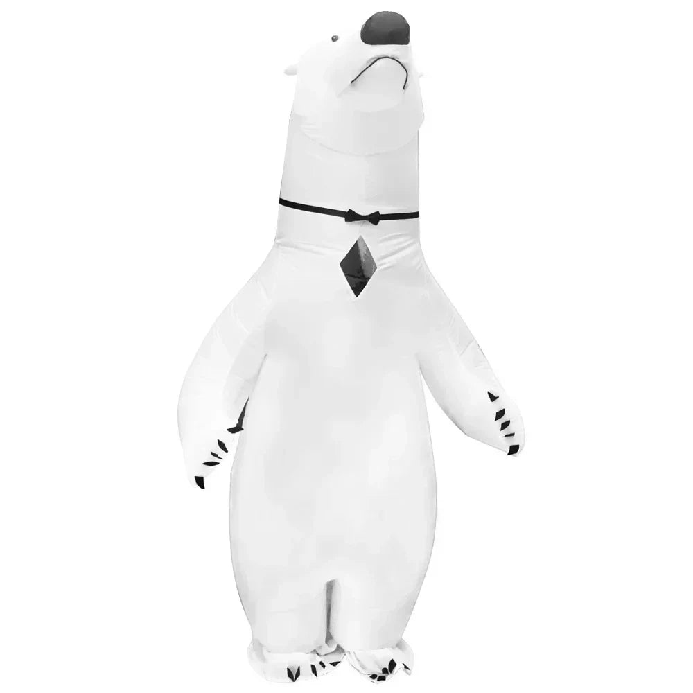 Inflatable Christmas Costume with Character Design Lightweight Polyester Air Suit for Holiday Events - Image 2