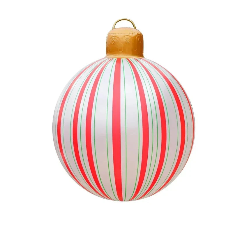 Inflatable Christmas Ornament Ball with Giant Outdoor Design and PVC Construction - Image 10