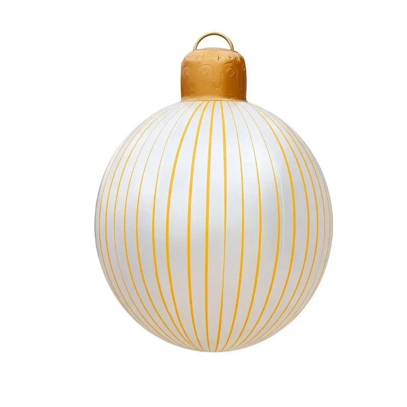 Inflatable Christmas Ornament Ball with Giant Outdoor Design and PVC Construction - Image 9