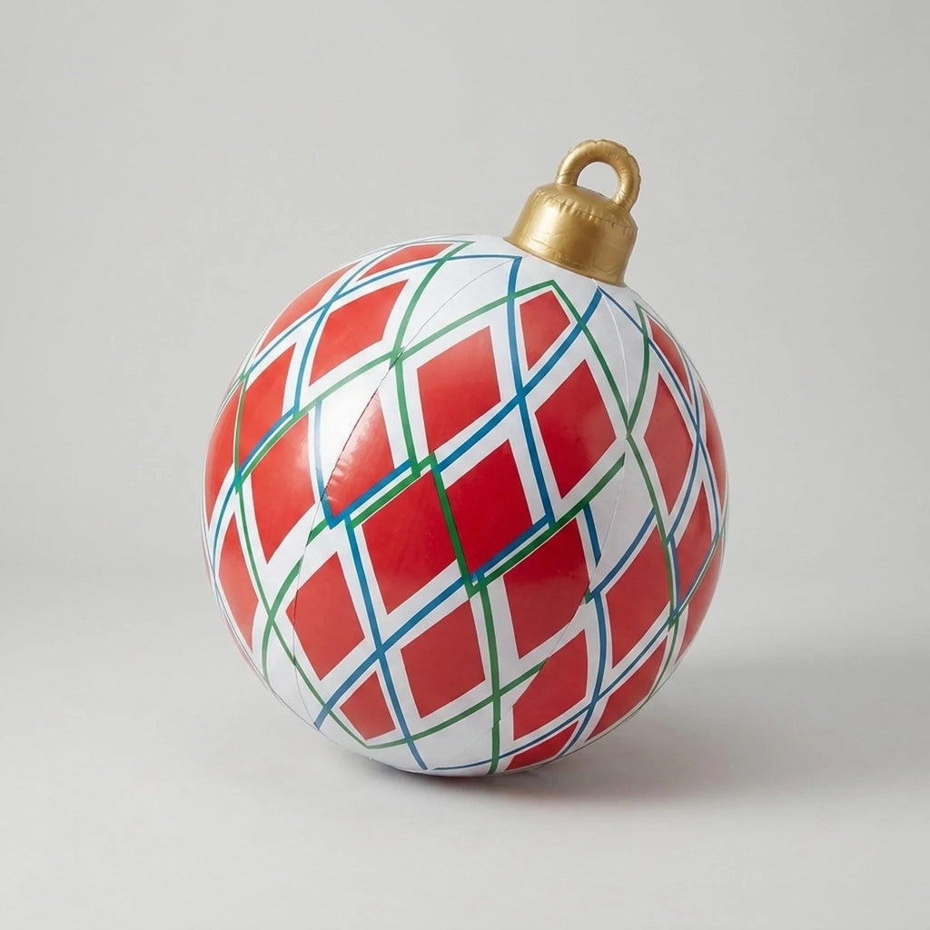 Inflatable Ornament Ball for Outdoor Decoration with PVC Material and Festive Patterns - Image 9
