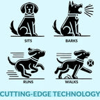 Realistyczny chodzący szczeniak – Interaktywna zabawka z ruchami i dźwiękami